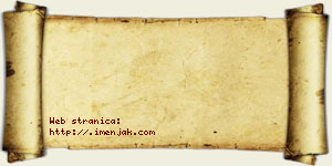 Jovanka Miladinović vizit kartica